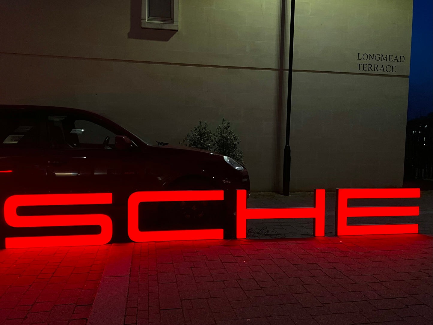 Porsche Dealership Illuminated Sign #D33