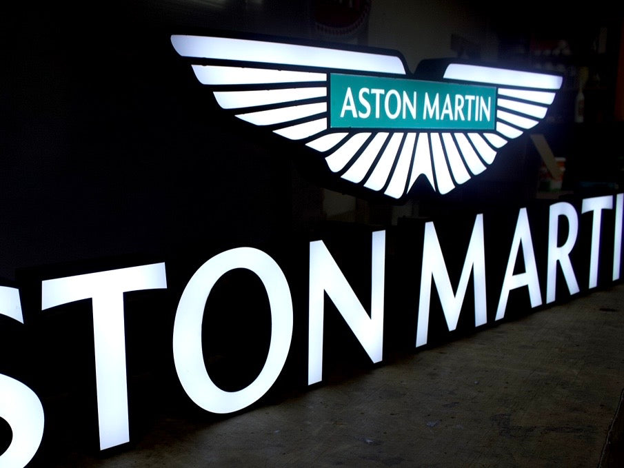 Aston Martin Illuminated Sign #D58
