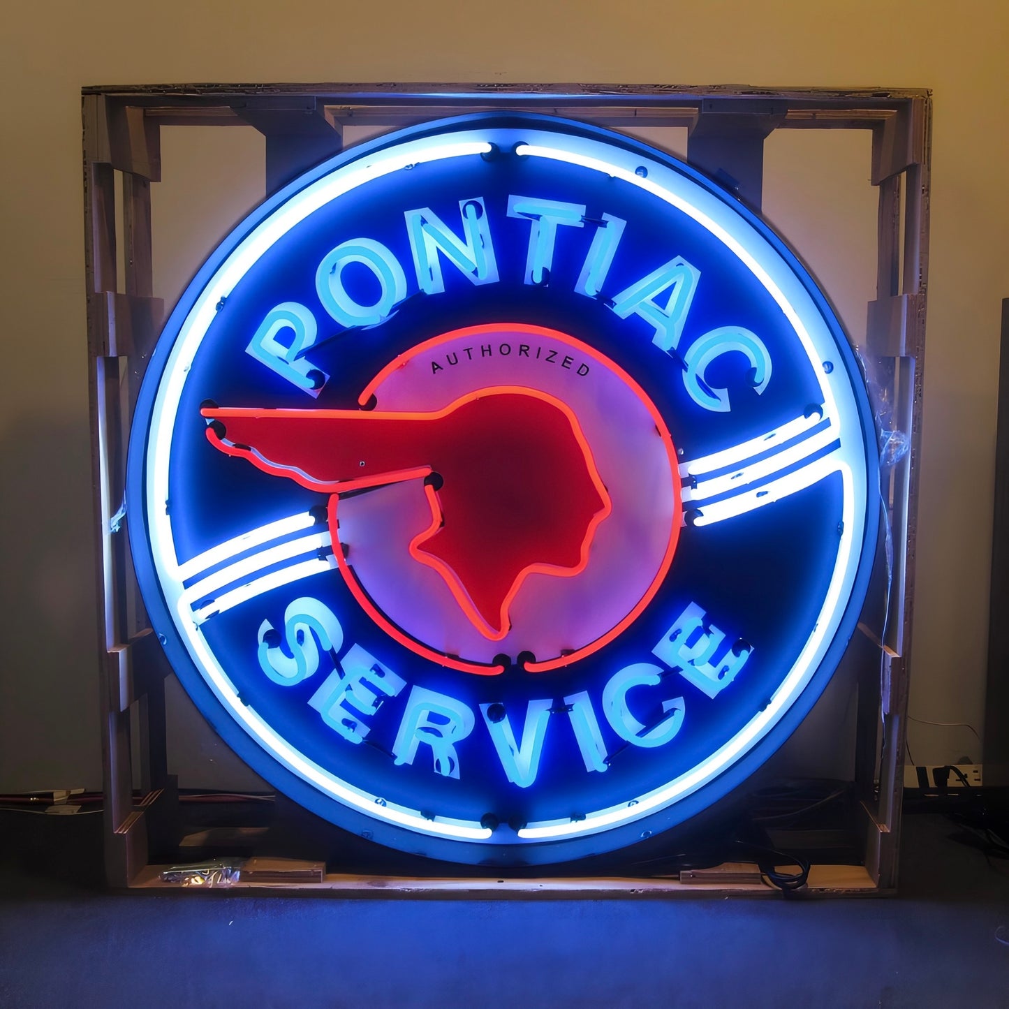Pontiac Service Neon Sign #N81