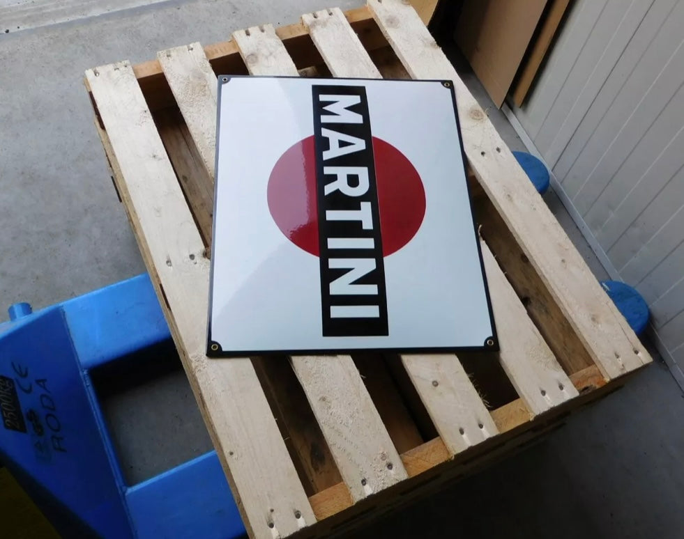 Martini Enamel Sign #A59