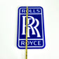 Rolls Royce Blue Acrylic Logo Sign #A111