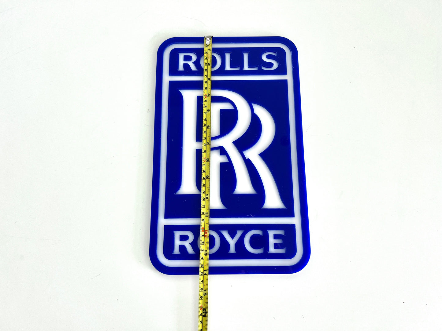 Rolls Royce Blue Acrylic Logo Sign #A111