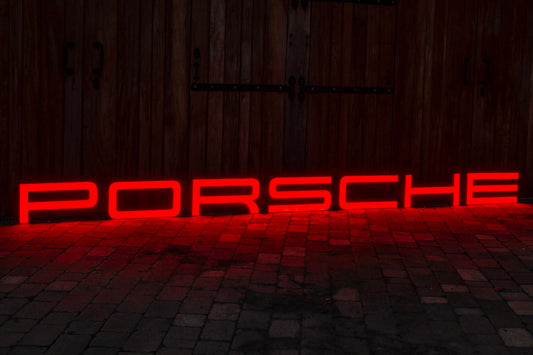 Porsche Dealership Illuminated Sign #D18