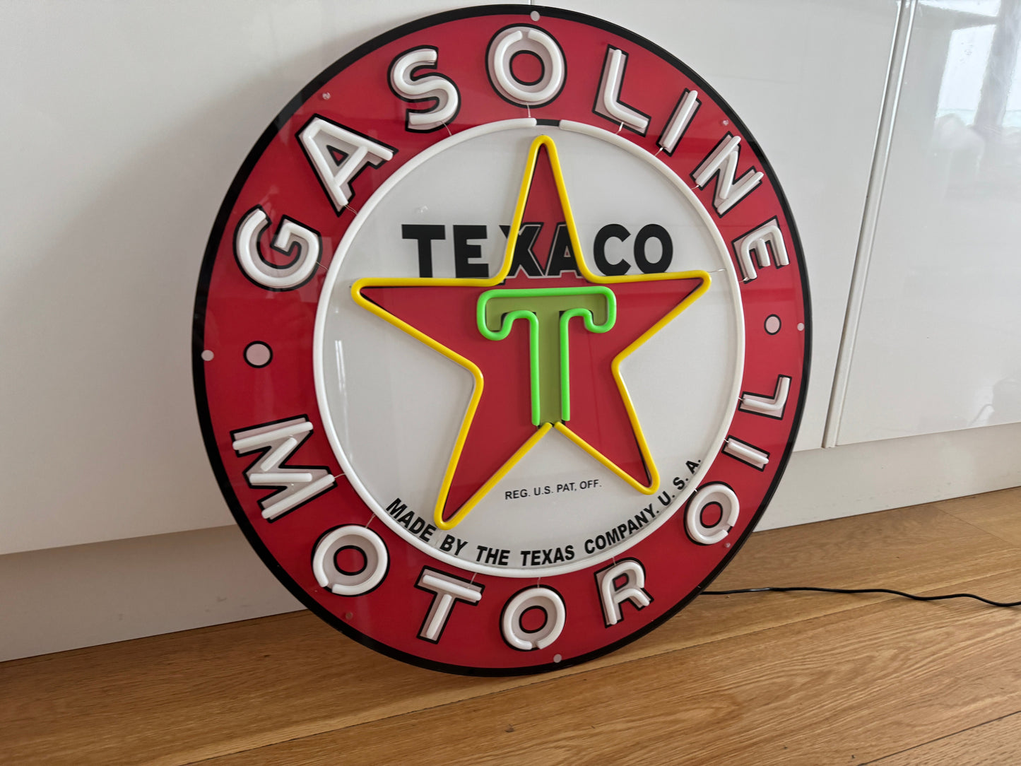 Texaco Gasoline Motor Oil Neon Sign #N143
