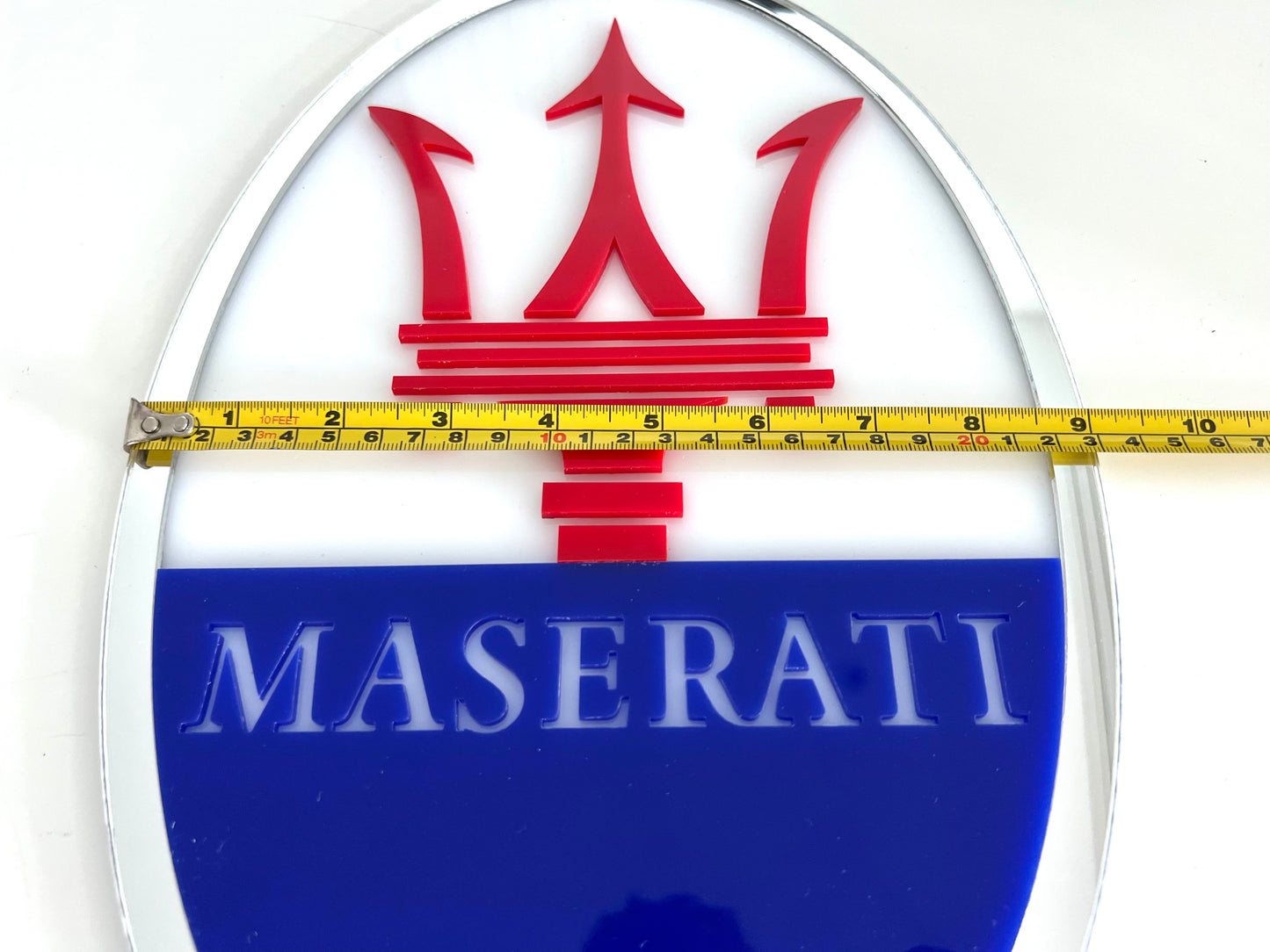 Maserati Acrylic Logo Sign #A108