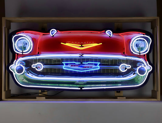 Chevrolet Bel Air Grill Neon Sign #N7