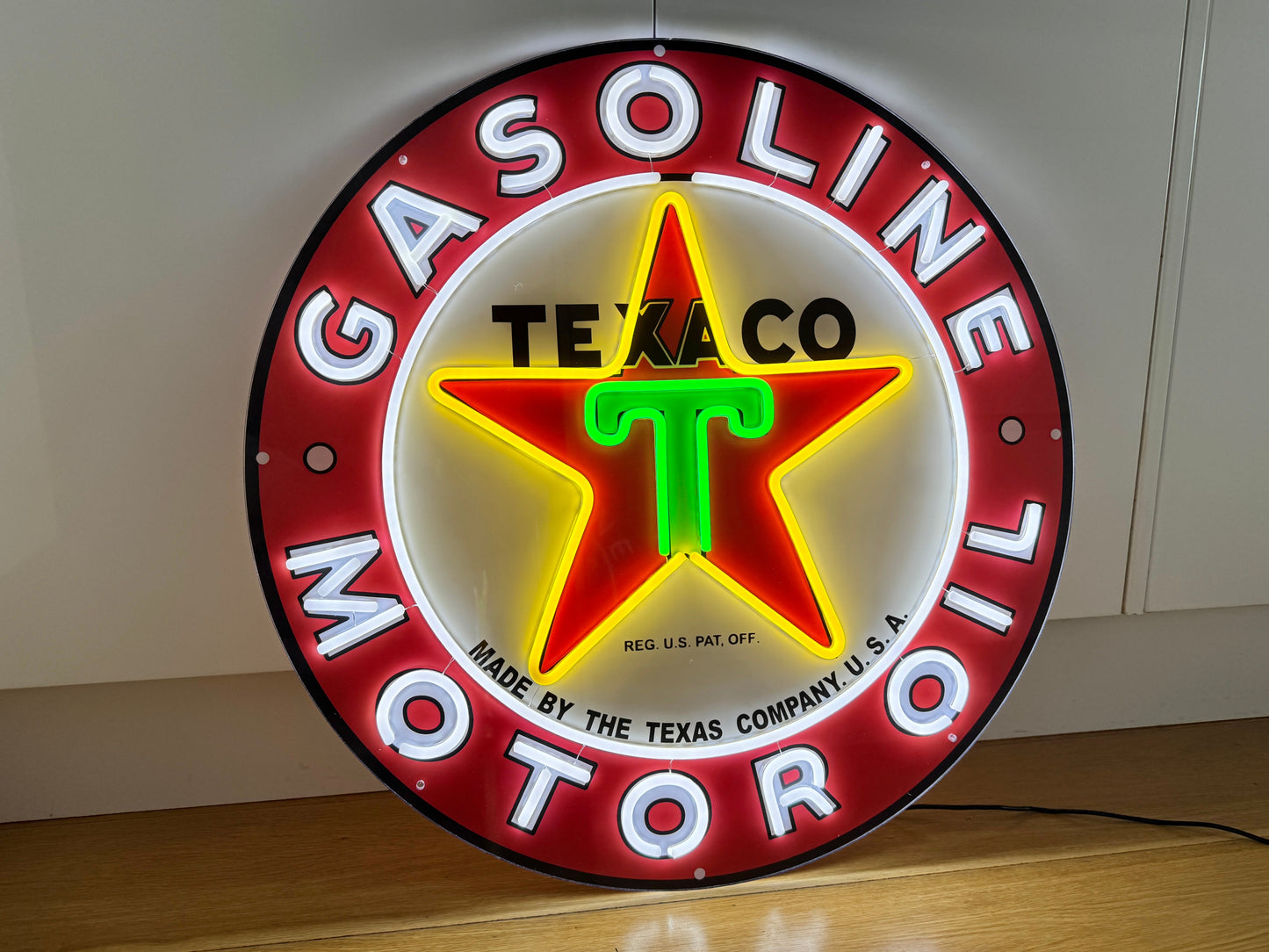 Texaco Gasoline Motor Oil Neon Sign #N143
