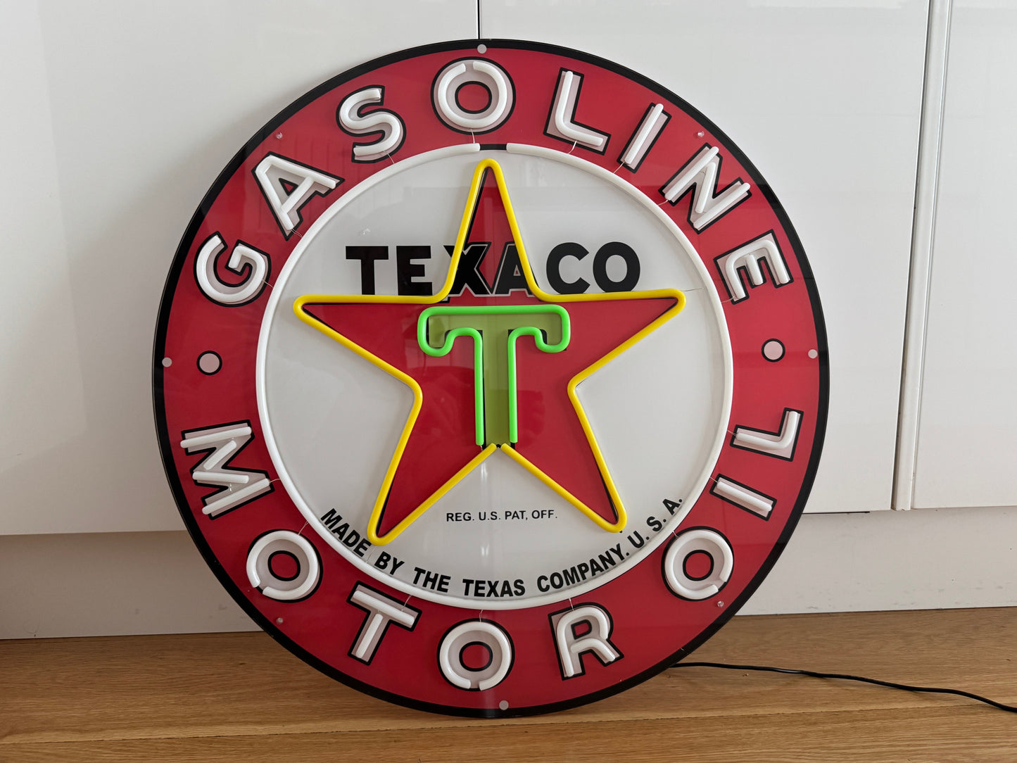 Texaco Gasoline Motor Oil Neon Sign #N143