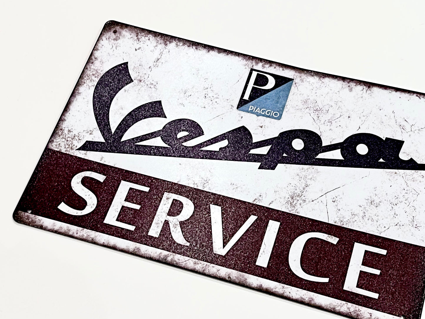 Vespa Service Metal Sign #A104