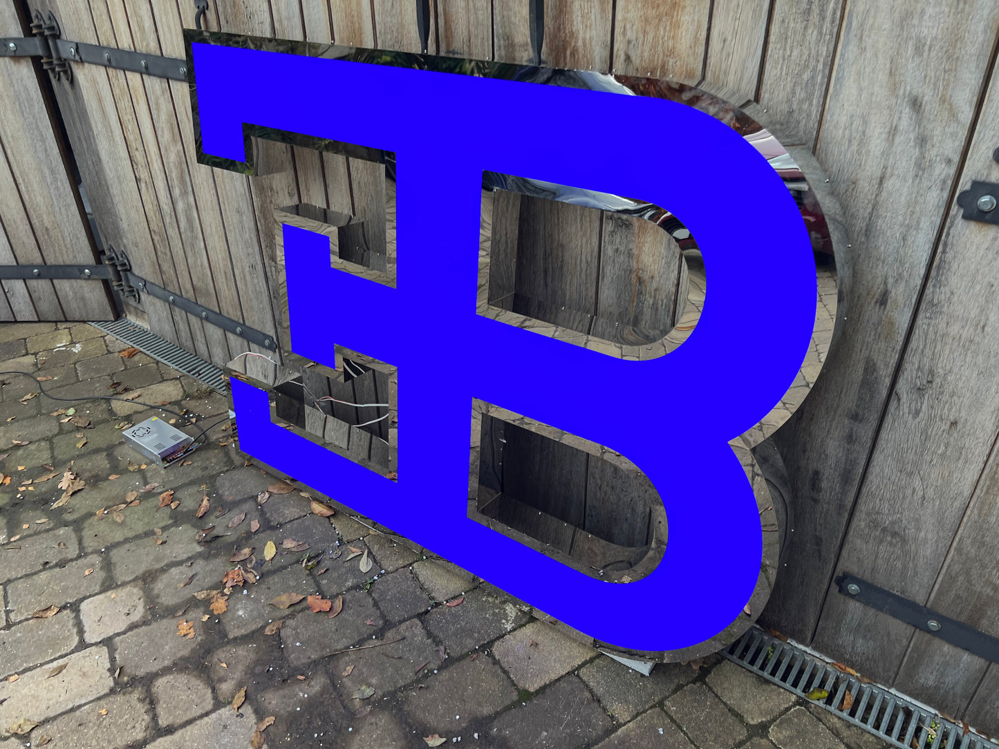 Bugatti EB Dealership Illuminated Logo Sign #D1