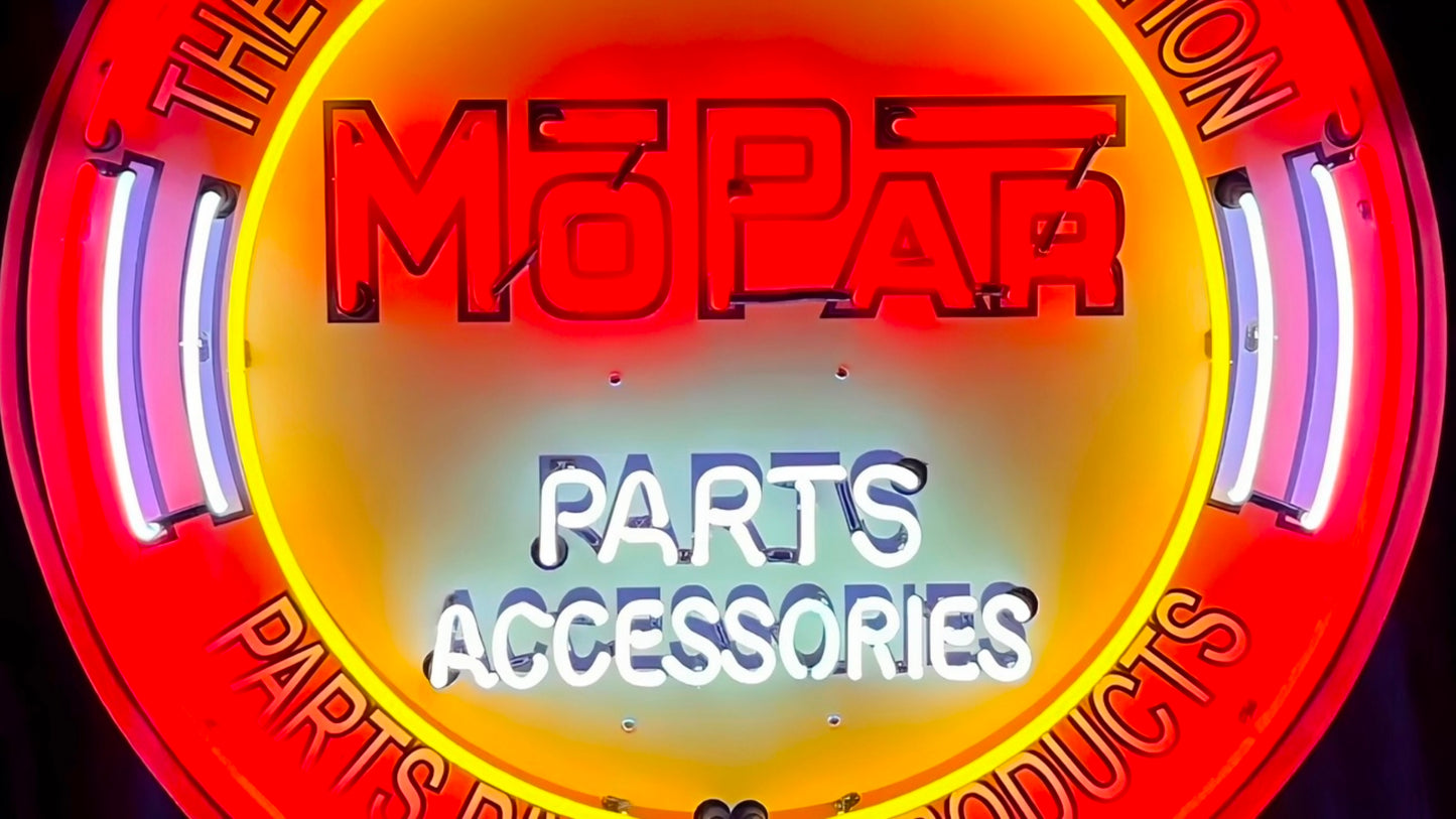 Mopar Parts Neon Sign #N68
