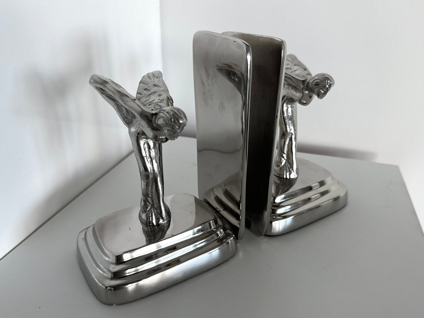Rolls Royce Art Deco Book Ends #S13