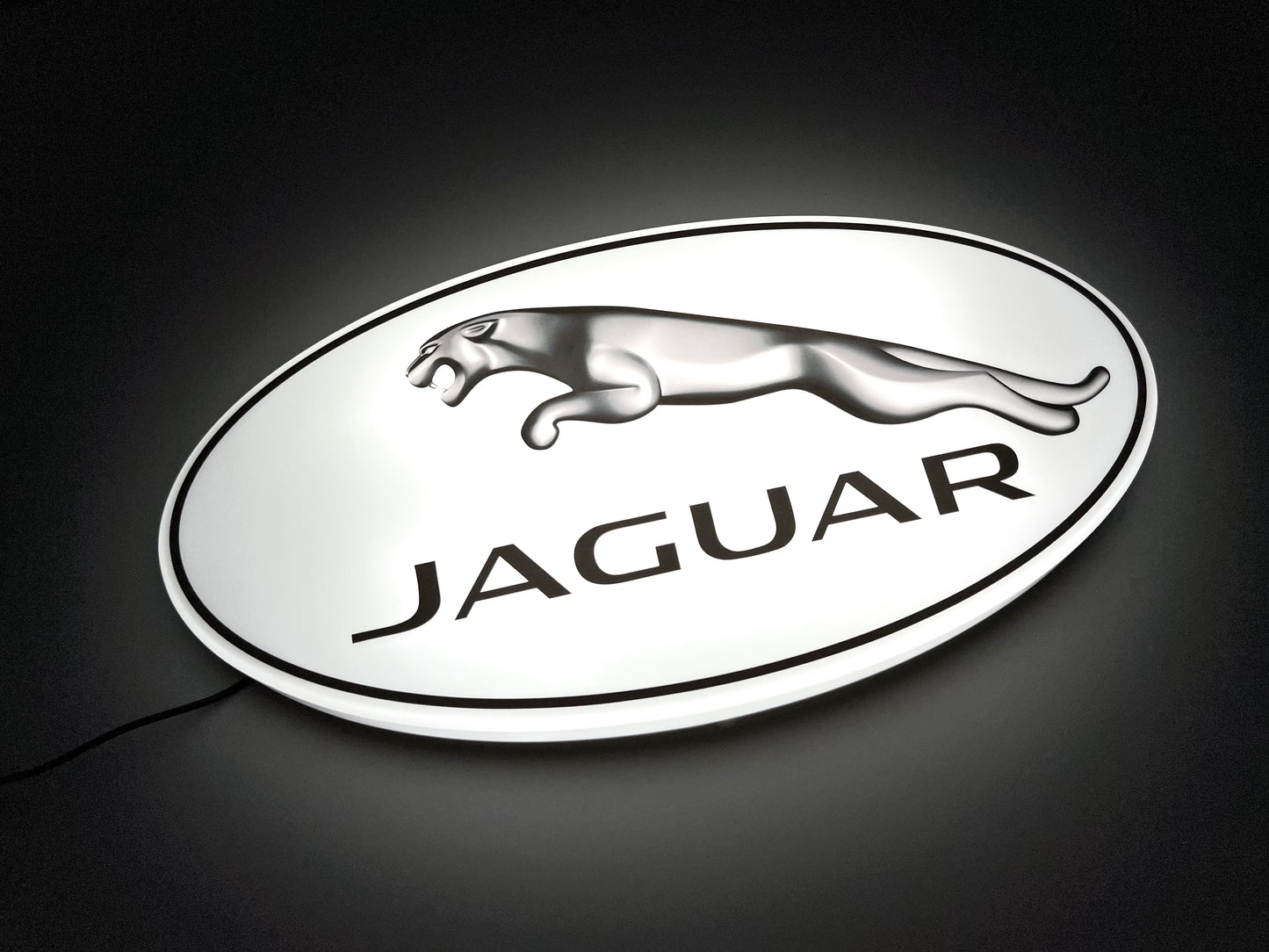Jaguar Oval Illuminated Logo Sign #B39