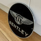 Bentley Round Metal Plaque Sign #A12