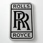 Rolls Royce Silver Acrylic Logo Sign #A112
