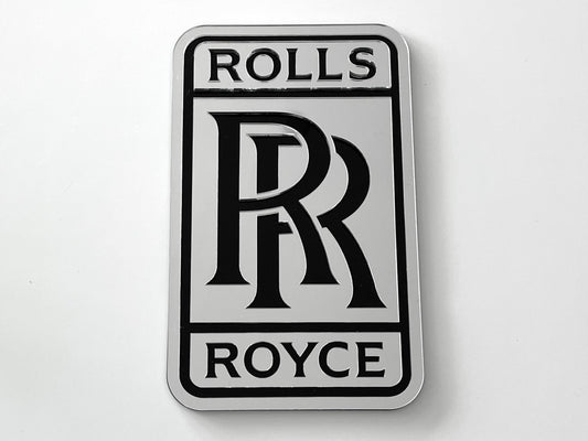 Rolls Royce Silver Acrylic Logo Sign #A112