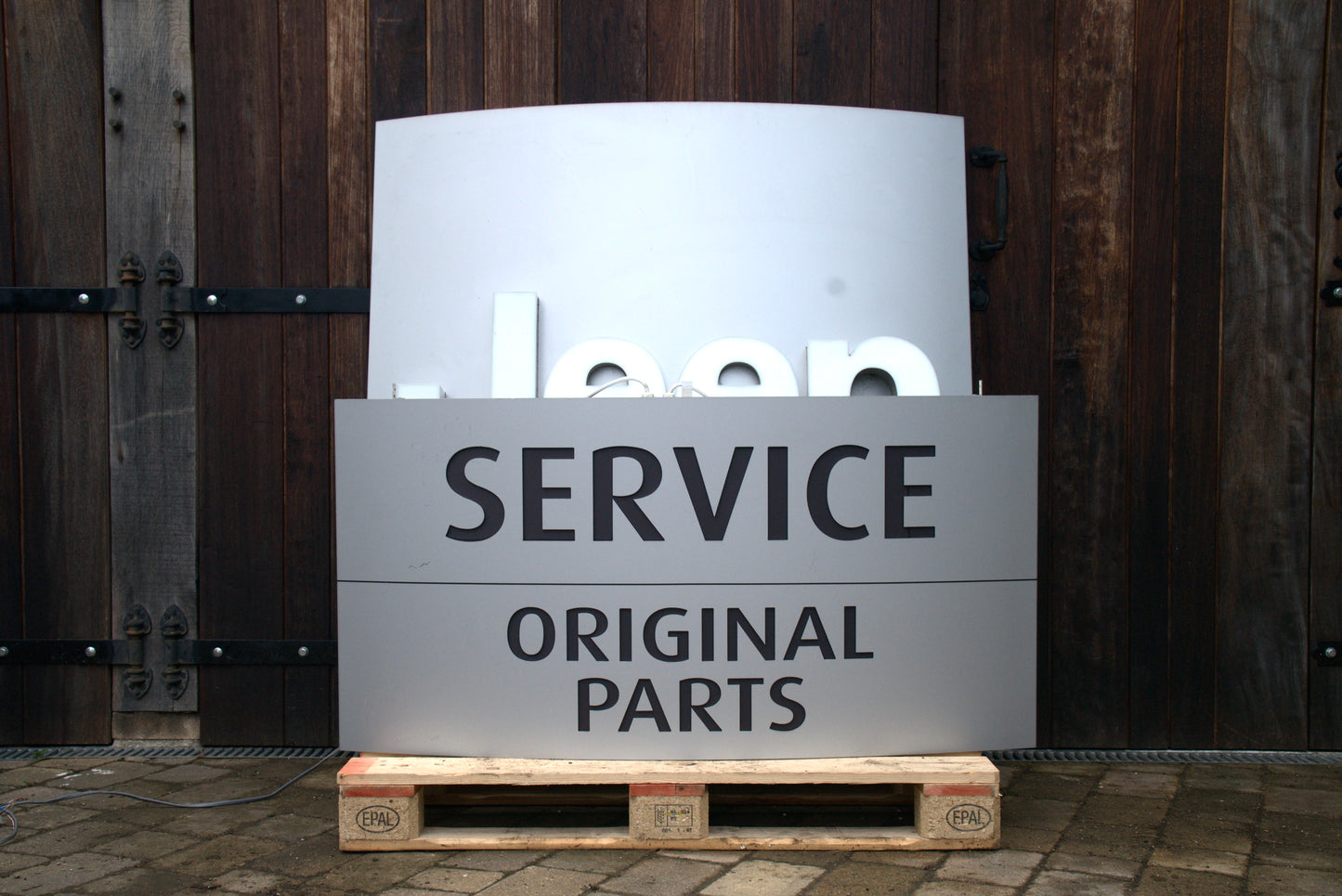 Jeep Dealership Illuminated Logo Sign #D48