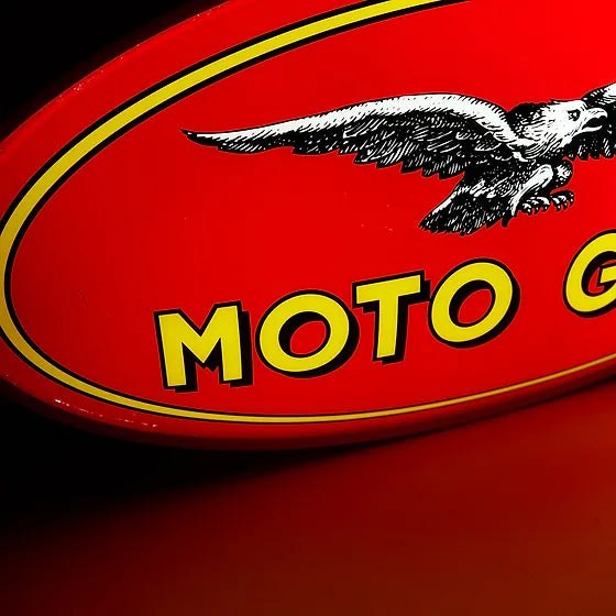 Moto Guzzi Illuminated Logo Sign #D26