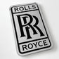 Rolls Royce Silver Acrylic Logo Sign #A112