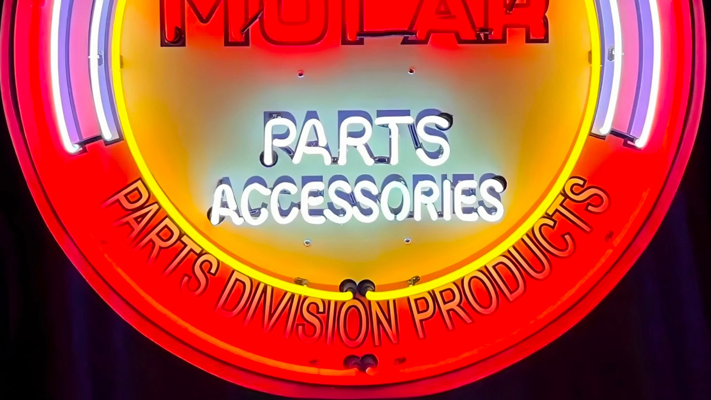 Mopar Parts Neon Sign #N68
