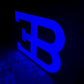 Bugatti EB Dealership Illuminated Logo Sign #D1