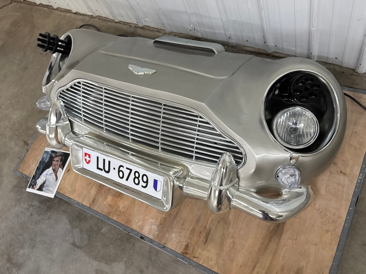Aston Martin DB5 Full Scale Front Bumper Display Model #P1