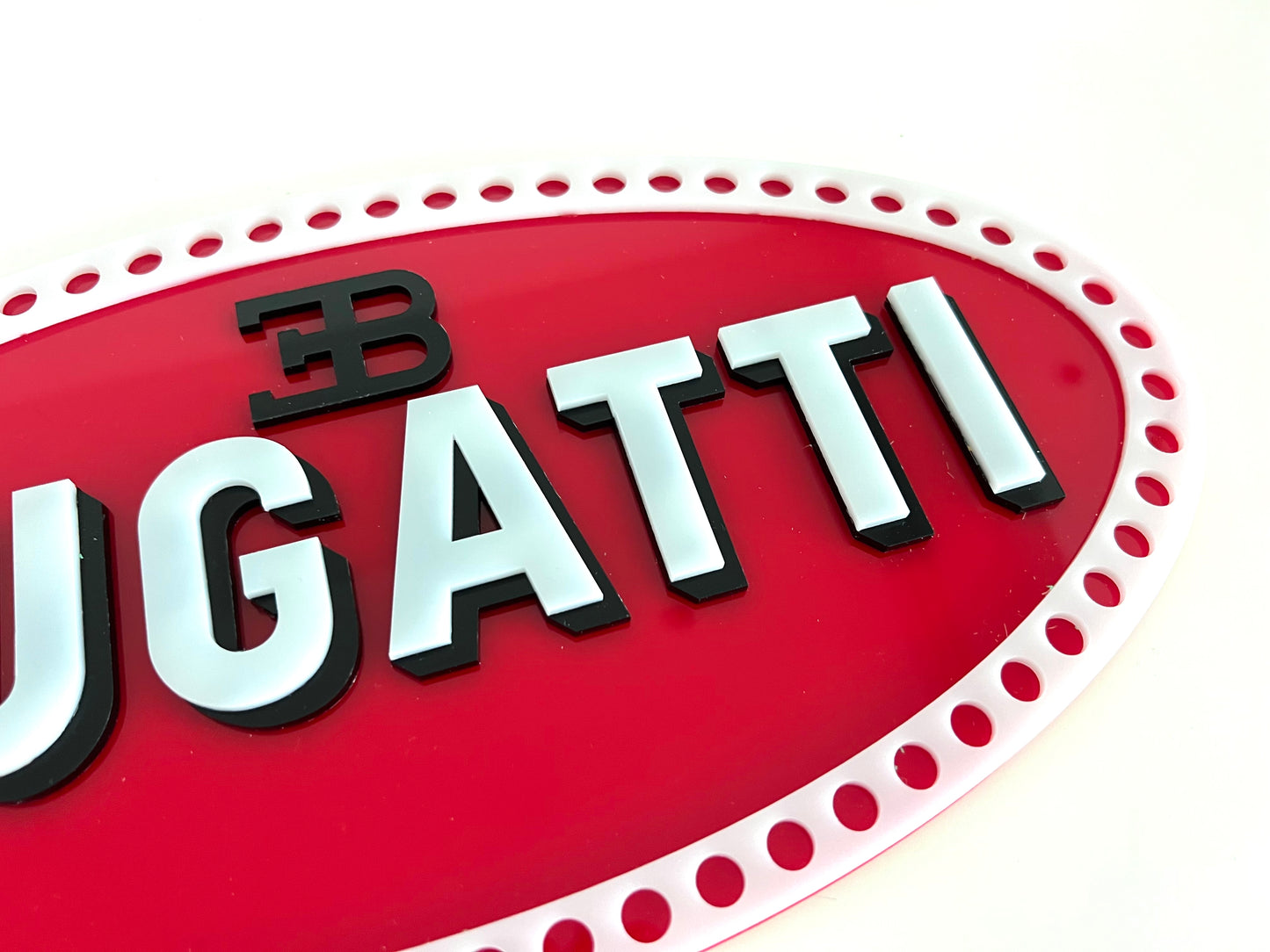 Bugatti Acrylic Logo Sign #A20