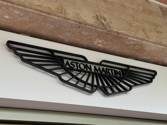 Aston Martin Dealership Wings Sign #D24