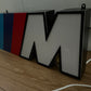 BMW M Power Illuminated Logo Sign #B12