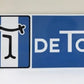 DeTomaso Enamel Metal Sign #A113