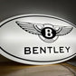 Bentley White Illuminated Logo Sign #B10