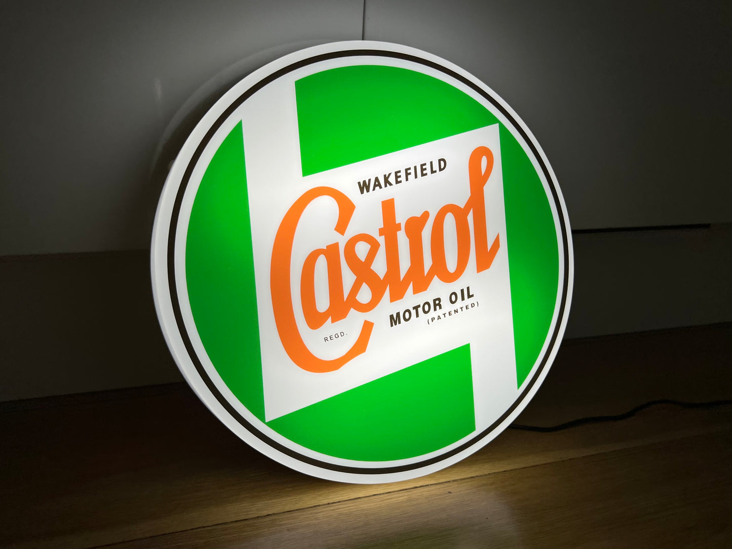 Castrol Illuminated Sign #B18