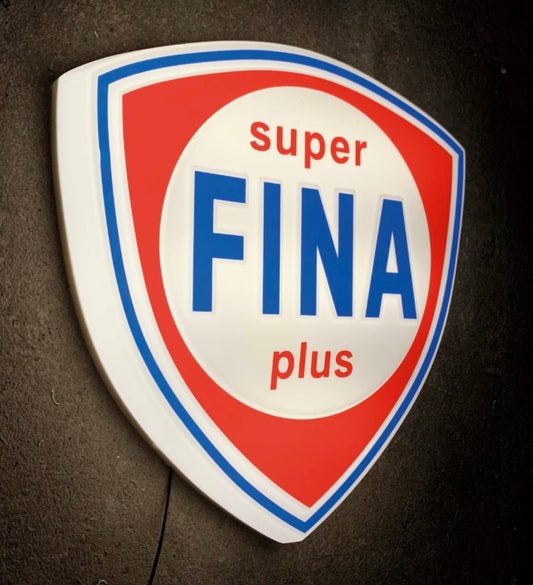 Fina Illuminated Sign #B31