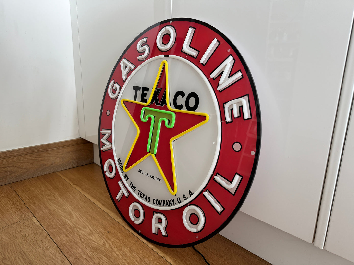 Texaco Gasoline Motor Oil Neon Sign #N143
