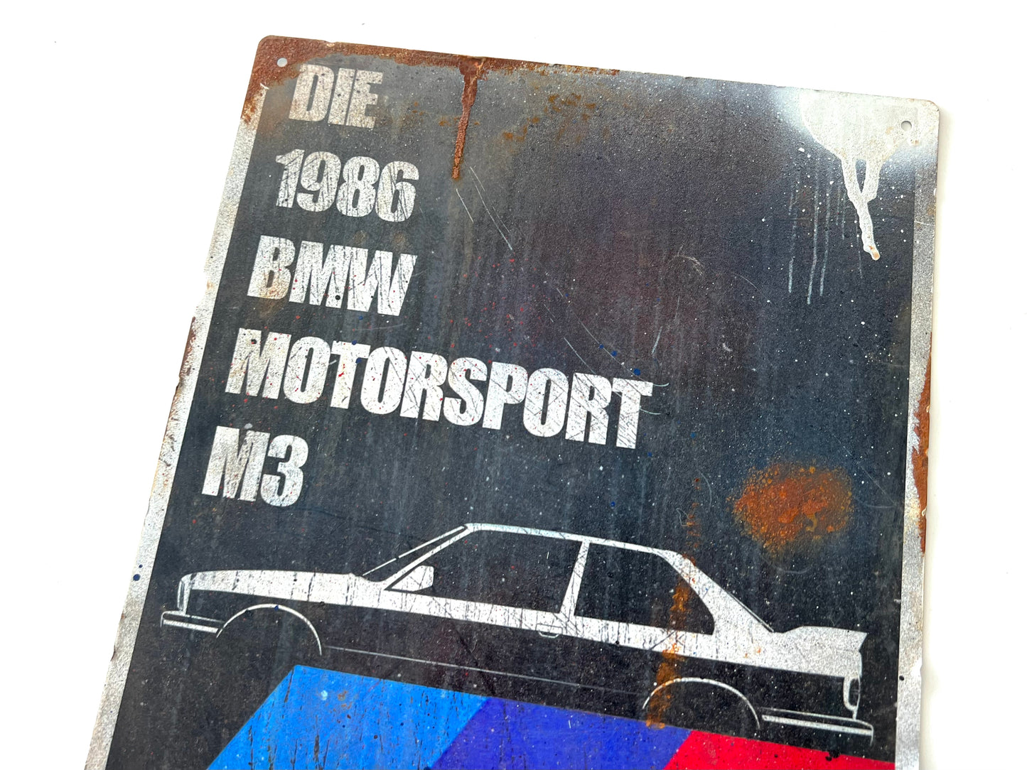 BMW M3 Vintage Metal Sign #A18