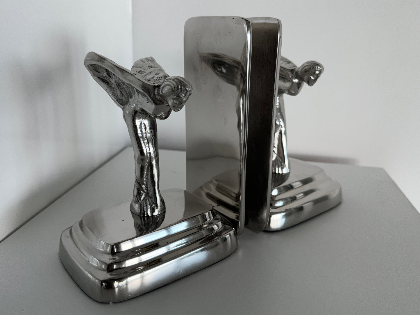 Rolls Royce Art Deco Book Ends #S13