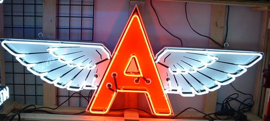 Flying A Gasoline Neon Sign #N33