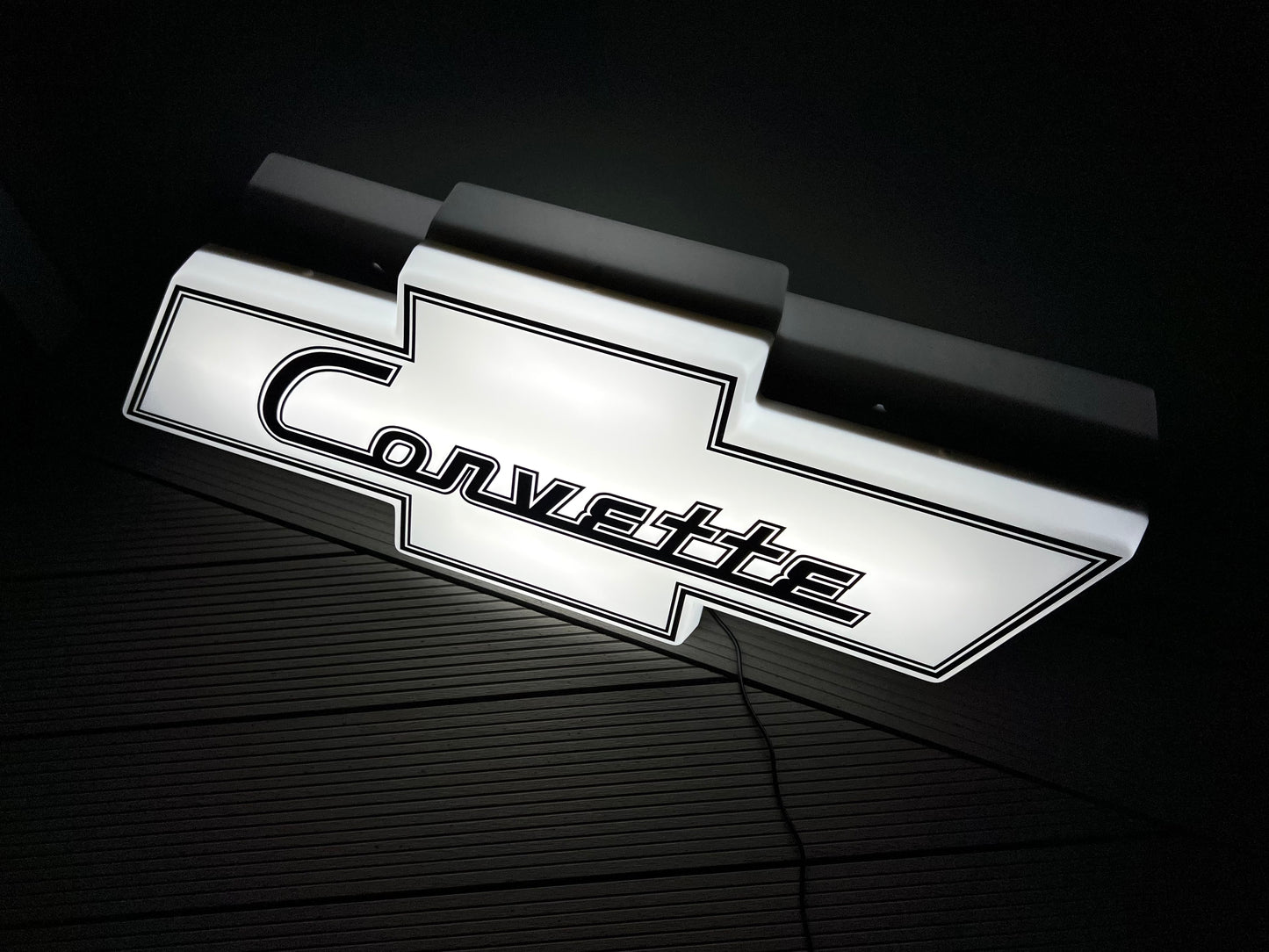 Chevrolet Corvette Illuminated Logo Sign #B19