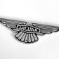 Jaguar Wings Metal Logo Sign #A81