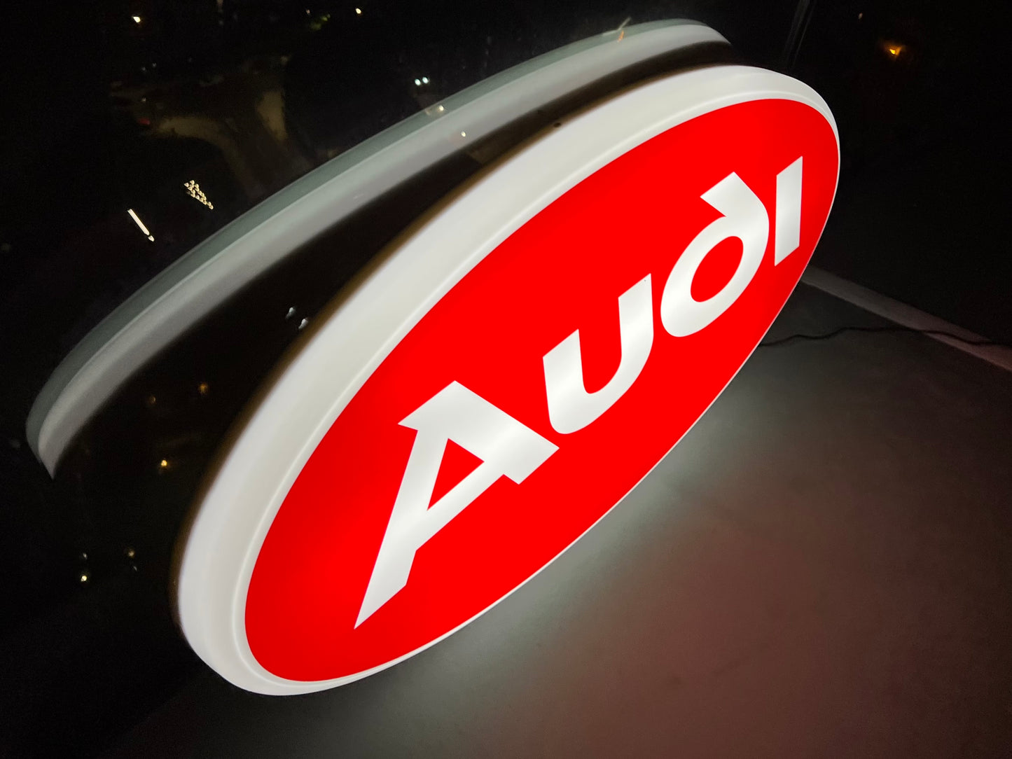 AUDI Illuminated Logo Sign #B7
