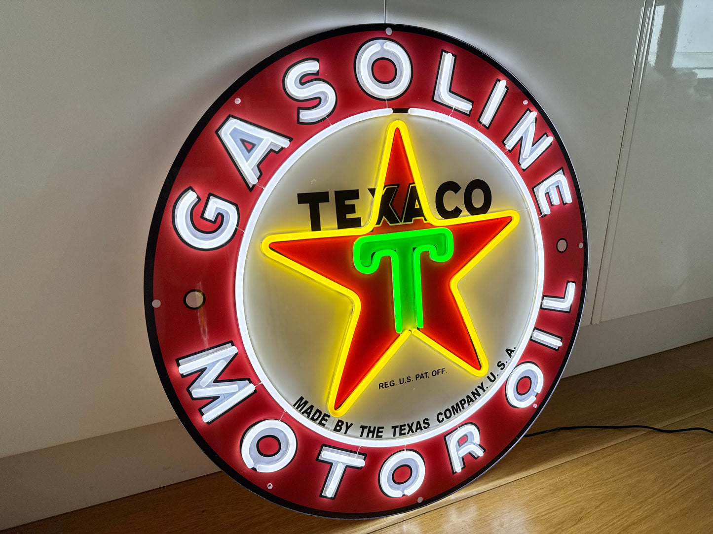 Texaco Gasoline Motor Oil Neon Sign #N143