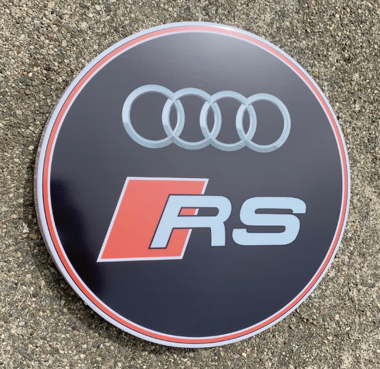AUDI RS Illuminated Logo Sign #B74