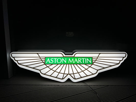 Aston Martin Illuminated Wings Sign #B6