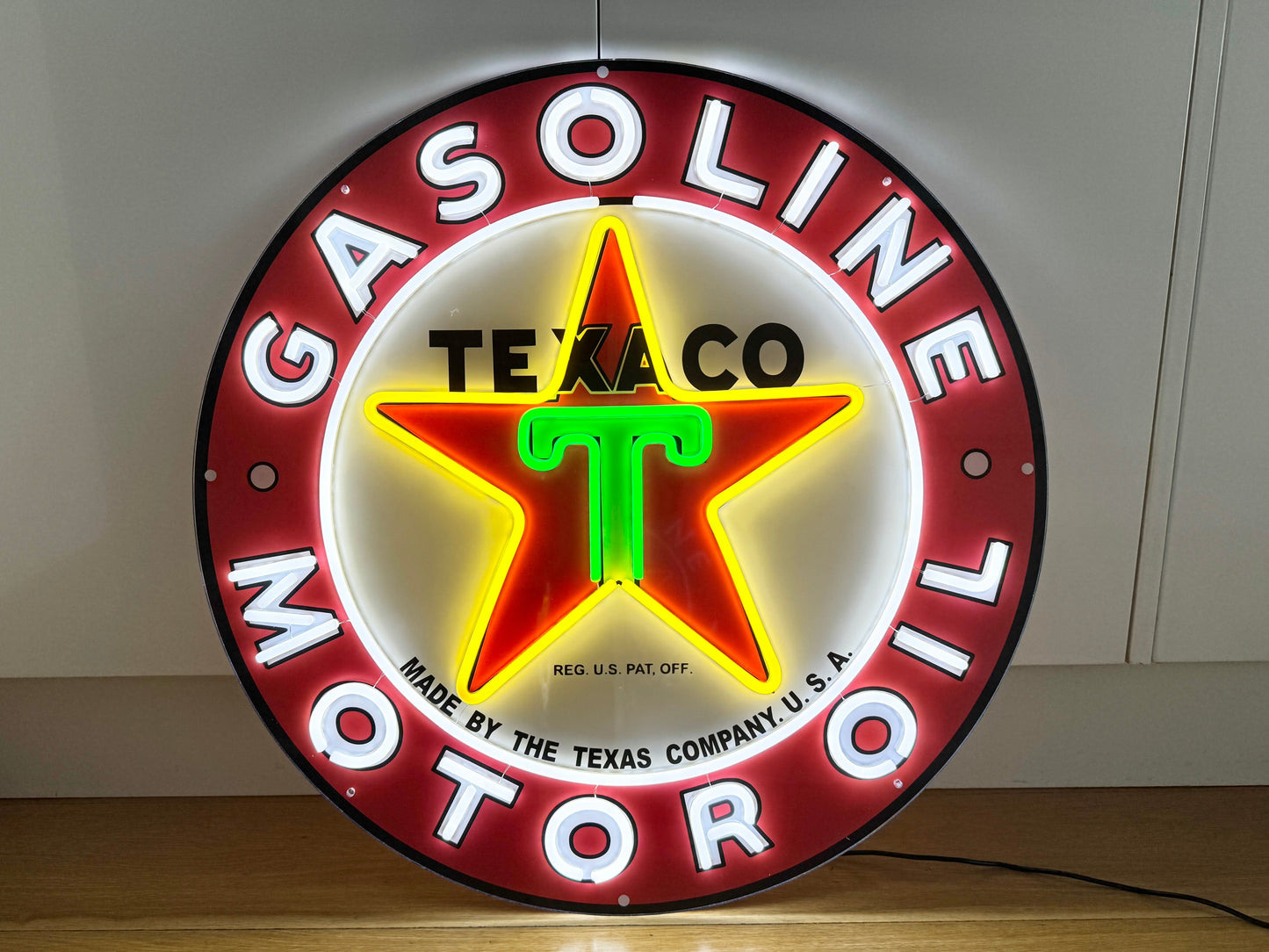 Texaco Gasoline Motor Oil Neon Sign #N143