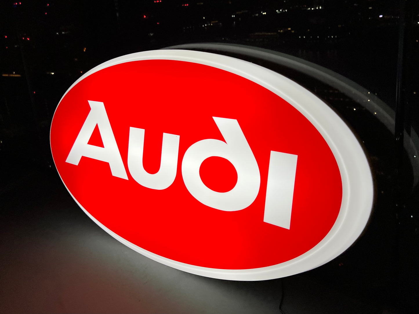 AUDI Illuminated Logo Sign #B7