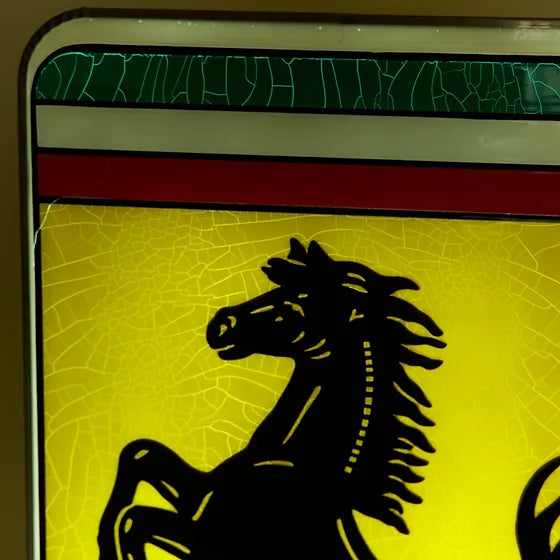 Ferrari Illuminated Logo Sign #D25