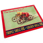 Shell Oil Leading Pair Metal Sign #A101