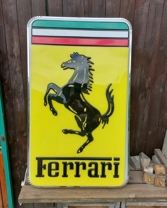 Ferrari Illuminated Logo Sign #D50