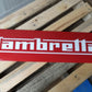 Lambretta Enamel Sign #A56