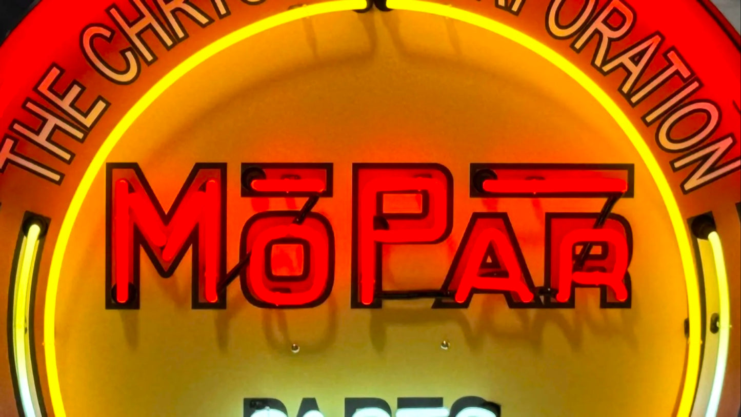 Mopar Parts Neon Sign #N68